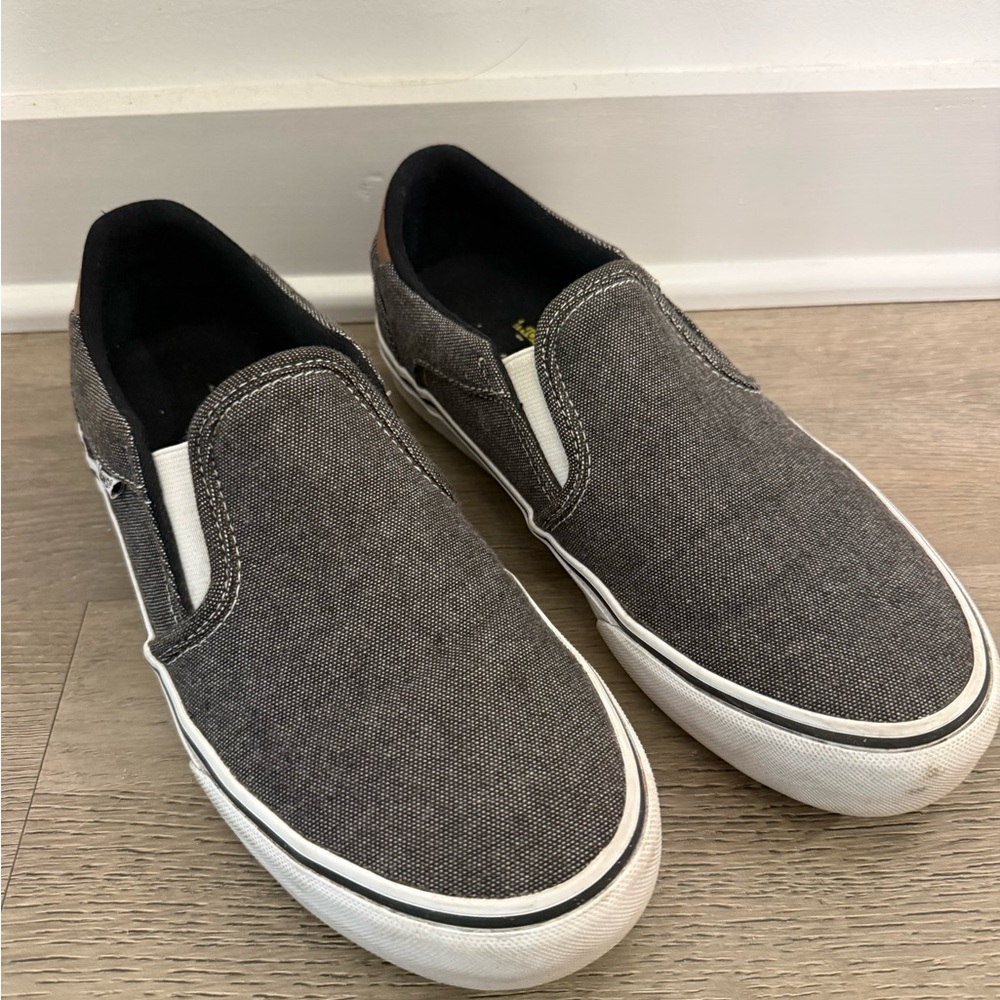Men's Gray VANS Dr Scholls Slip-On Shoes